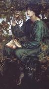 Dante Gabriel Rossetti The Day Dream (mk28) oil on canvas